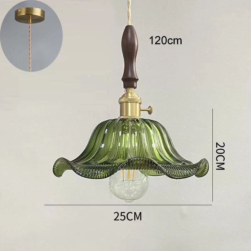 Frosted Glass Pendant Ceiling Light with Iron Finish