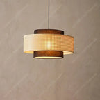 Bohemian Rattan Woven Pendant Light for Dining