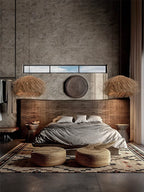 Wabi Sabi Hand Woven Seagrass Pendant Light for Dining Room