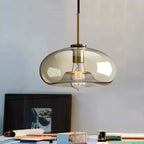 Nordic Glass Pendant Light Cognac for Dining Room