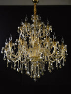 Crystal Chandelier 18 Arms Glass Modern Ceiling Light