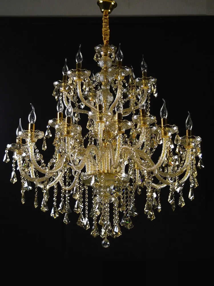 Crystal Chandelier 18 Arms Glass Modern Ceiling Light