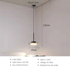Lámpara Colgante Minimalista de Hierro y Acrílico para Comedor