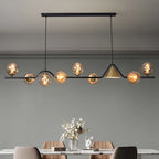Nordic Iron Glass Pendant Light for Dining Room