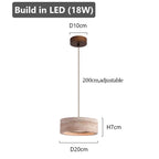 Nordic Travertine Pendant Light for Dining Room