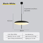 Minimalist LED Pendant Light UFO Flying Saucer Design