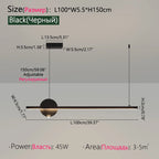 Lámpara colgante LED minimalista nórdica para comedor