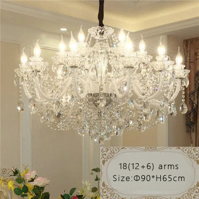 Crystal Chandelier Modern Minimalist Dining Room Lamp