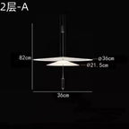 Minimalist Acrylic Iron Pendant Light for Dining