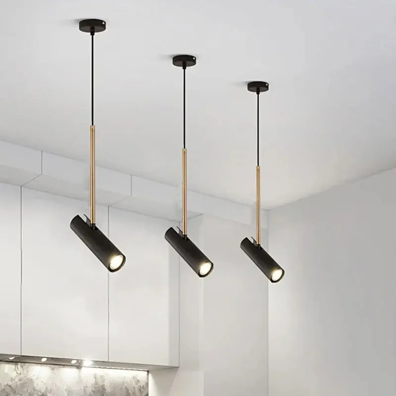 Minimalist Iron Pendant Light for Bedroom Dining Room