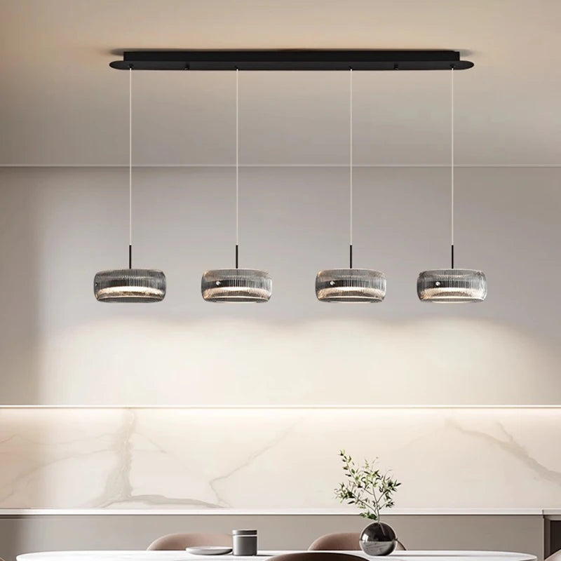 Minimalist Glass Pendant Light for Dining Room