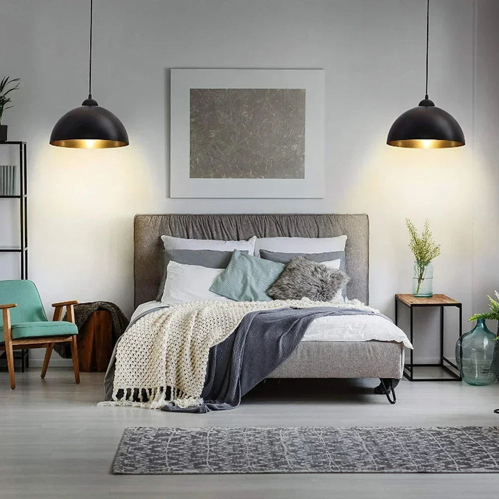 Industrial Iron Pendant Light for Kitchen Island
