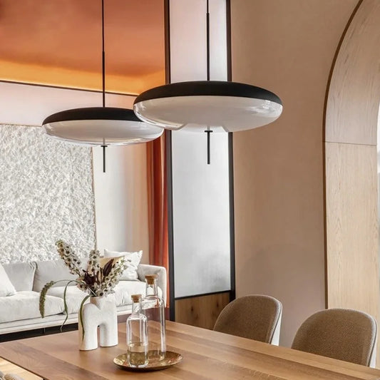 Minimalist Glass Pendant Light for Dining Room