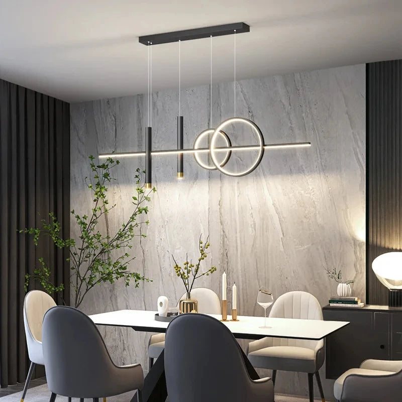 Minimalist Iron Pendant Light for Dining Room