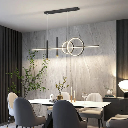 Minimalist Iron Pendant Light for Dining Room