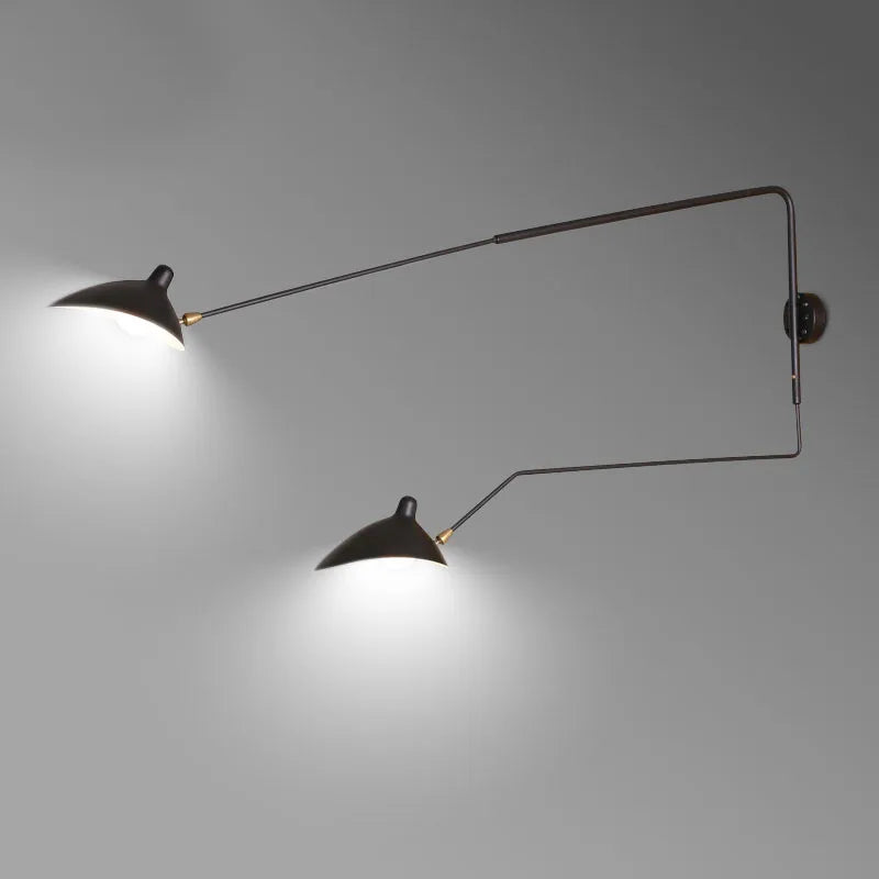 Mouille Ceiling Lamp Nordic Spider Pendant Light Multi 3/6heads for Living Room Bedroom Black Luminaire Home Decor