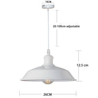 Industrial Gold Barn Dome Pendant Light for Kitchen Island and Cafe