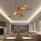 Bohemian Rattan Pendant Light for Dining Room