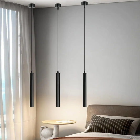Minimalist Aluminum Pendant Light Adjustable