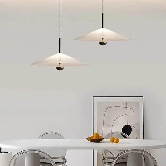 Minimalist Glass Pendant Light for Dining Room