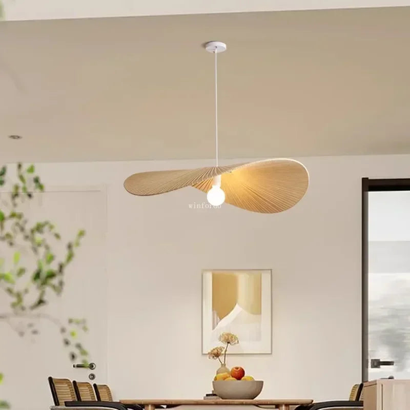 Bohemian Rattan Pendant Light Woven Design