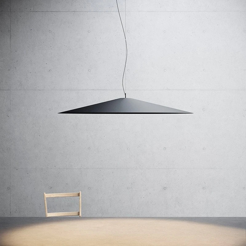 Minimalist Iron Pendant Light - Nordic Flying Saucer Design