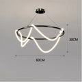 Nordic Led Long Hose Chandelier for Table Dining Room Kitchen Bar Minimalist Pendant Lamp Home Decor Lighting Lusters Luminaires