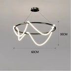 Nordic Led Long Hose Chandelier for Table Dining Room Kitchen Bar Minimalist Pendant Lamp Home Decor Lighting Lusters Luminaires