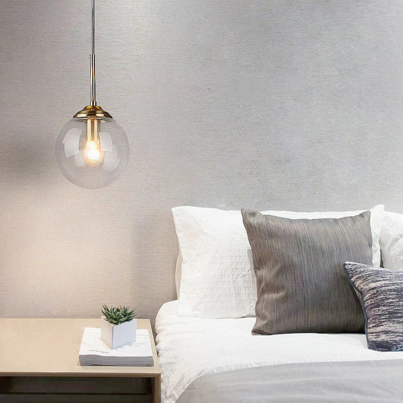 Nordic Glass Pendant Light for Dining Room