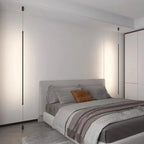 Lámpara colgante minimalista de hierro negro para dormitorio
