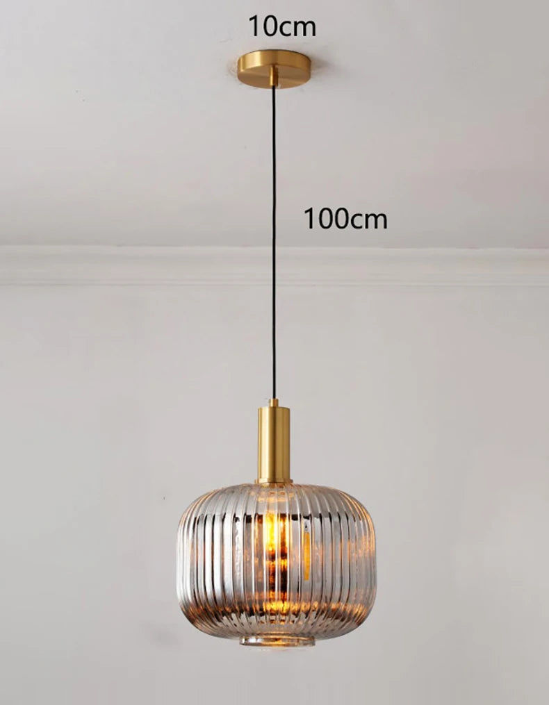 Nordic Glass Pendant Light for Dining Room