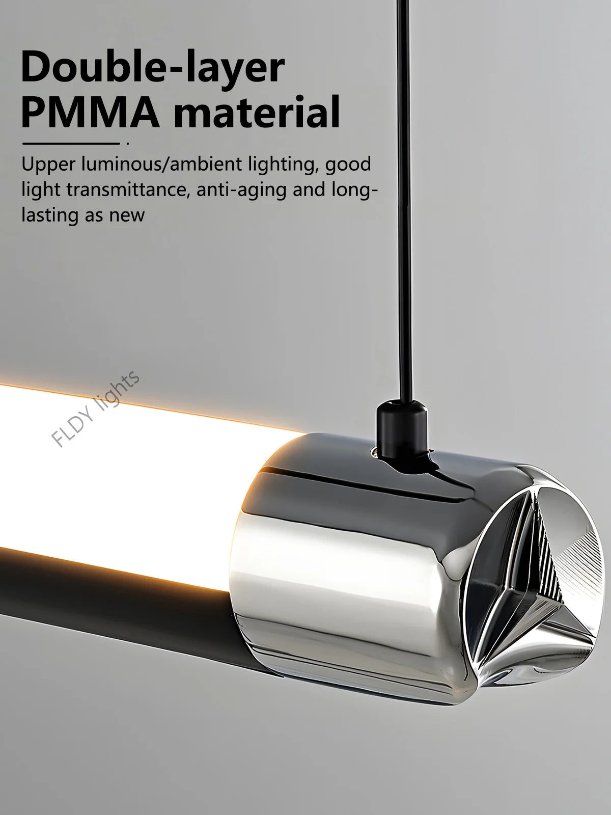 Minimalist Glass Pendant Light for Dining Room