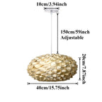 Bohemian Bamboo Rattan Pendant Light for Bedroom