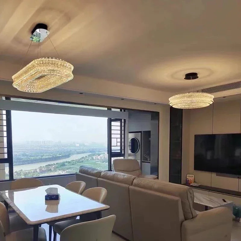 Modern Luxury Crystal Ceiling Chandelier
