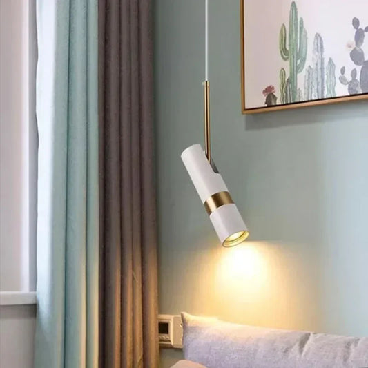 Minimalist Iron Pendant Light for Bedroom Dining Room
