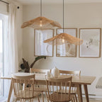 Retro Rattan Pendant Light for Dining Room & Cafe