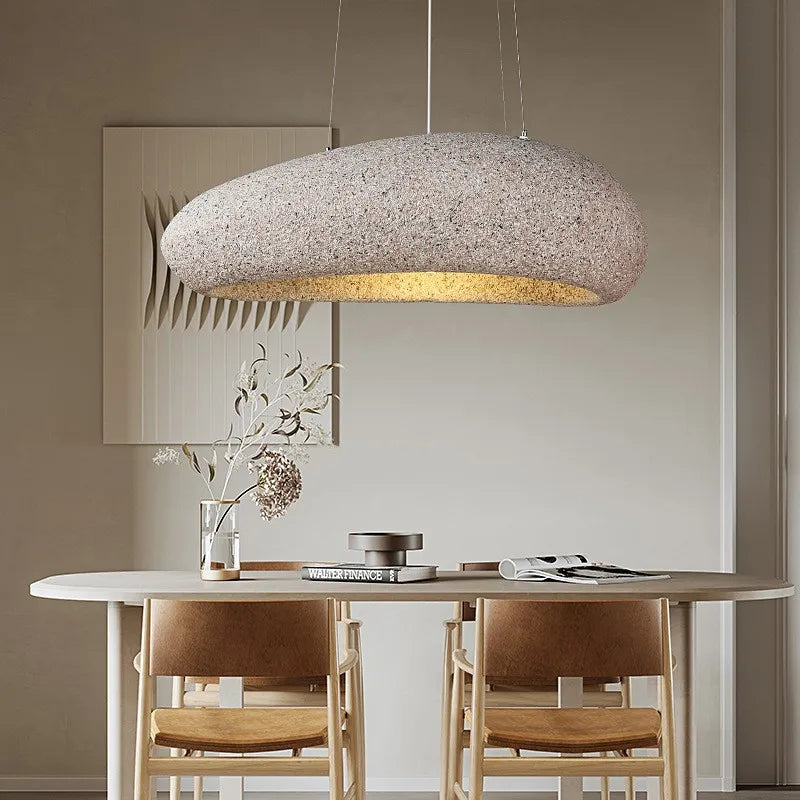 Minimalist Wabi Sabi Pendant Light for Dining Room