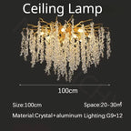 Modern Branch Crystal LED Chandelier Pendant