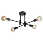 Modern Nordic Branch Ceiling Chandelier Black/Glod E27 Minimalism Living Room Shop Lighting E27 Iron Indoor Line Pendant Lamp