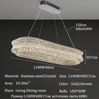 Modern Luxury Crystal Ceiling Chandelier