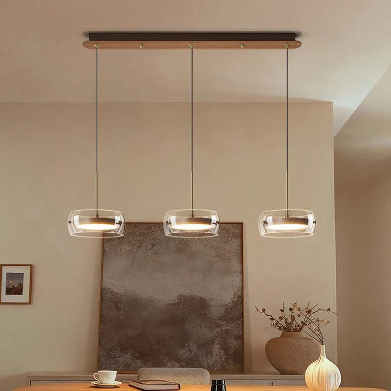 Lámpara Colgante Nórdica de Cristal para Comedor