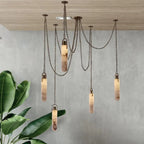 Nordic Marble Alabaster Pendant Light Multi-Drop