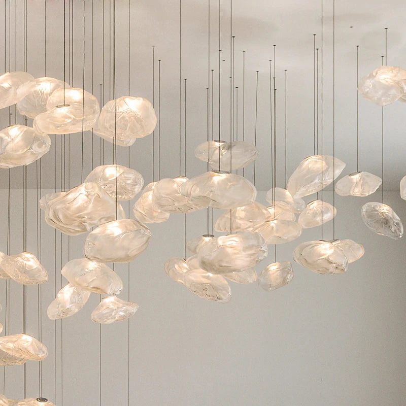 Nordic Glass Pendant Light Cloud Design