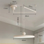 Nordic Folding Arm Pendant Light for Dining Room