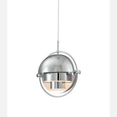 Danish Multi Shade Dome Pendant Light in Brass for Dining Room