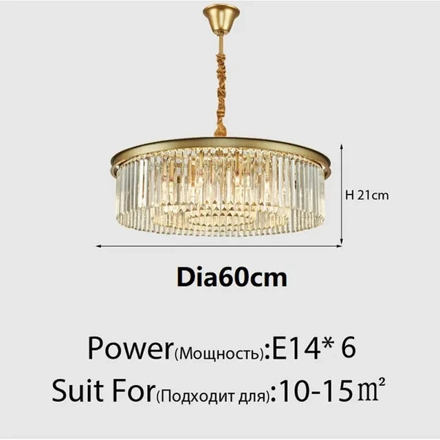 Modern Glass Chandelier LED Ceiling Light Black Gold