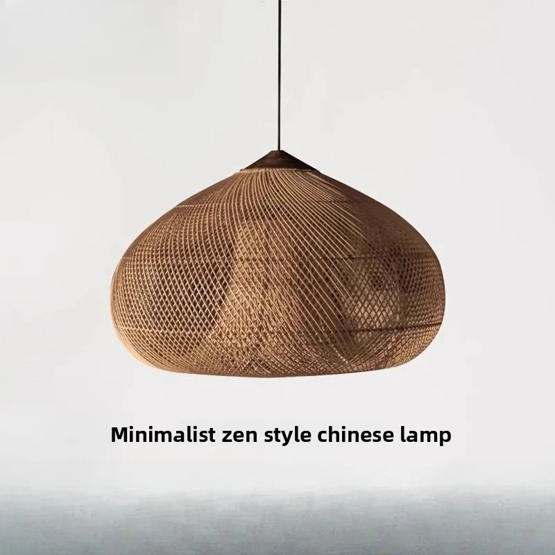 Bohemian Rattan Pendant Light for Dining Room