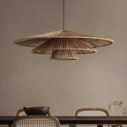 Wabi Sabi Rattan Pendant Light - Japanese Style