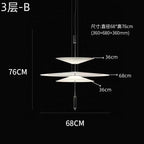 Minimalist Acrylic Iron Pendant Light for Dining