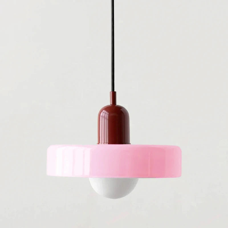 Lámpara Colgante Nórdica Retro de Cristal para Comedor